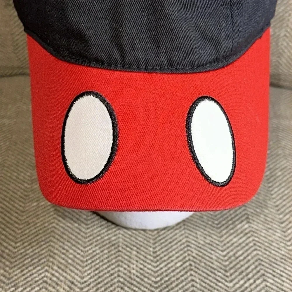 DISNEY WALT DISNEY WORLD PARKS MICKEY MOUSE BALLCAP HAT WITH MICKEY EARS EUC - Picture 3 of 13